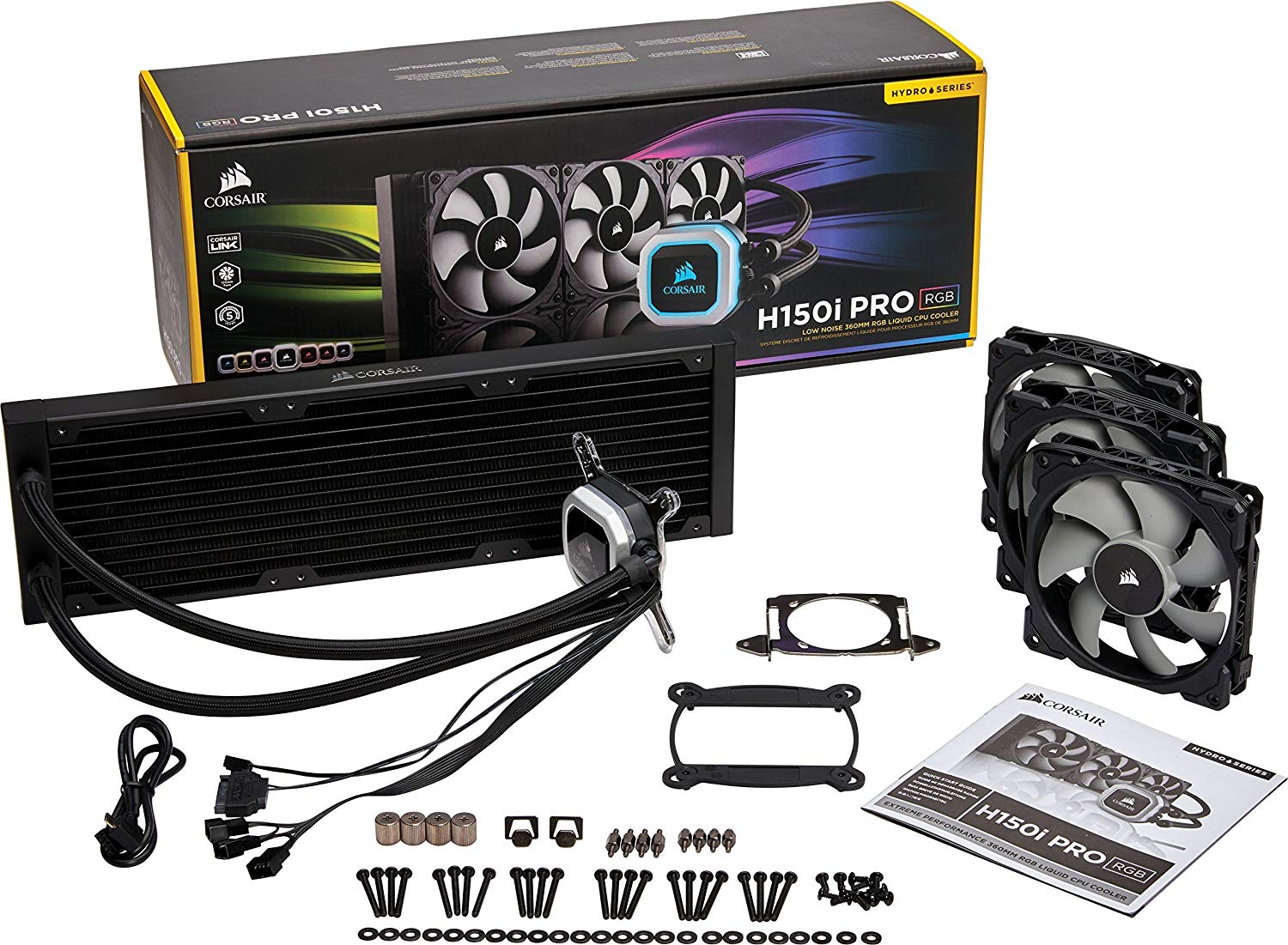 [해외직구] 수냉쿨러 커세어 CORSAIR HYDRO SERIES H150i PRO RGB 아마존에서 컴퓨터부품 직구하기